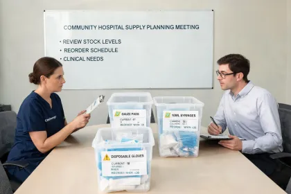 Community hospital supply planning