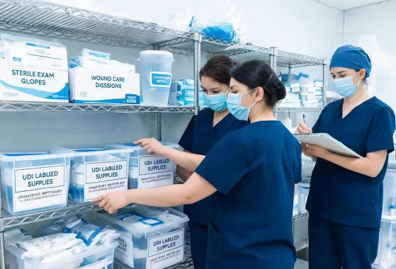 Infection control supply planning