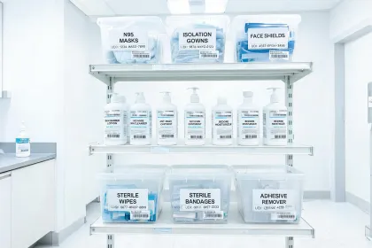 Long-term care supply room